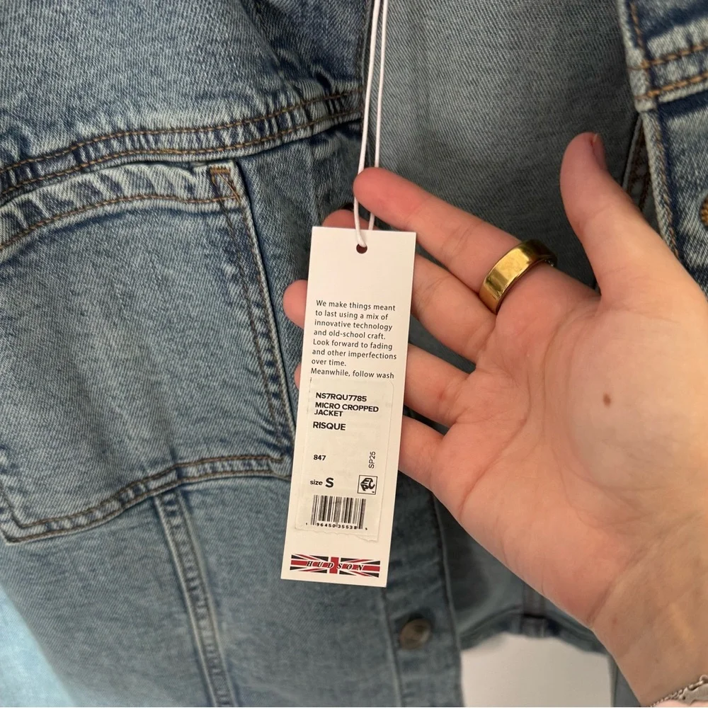 Hudson cropped jean jacket